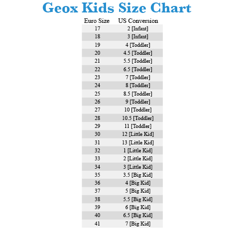 puma infant shoes size chart