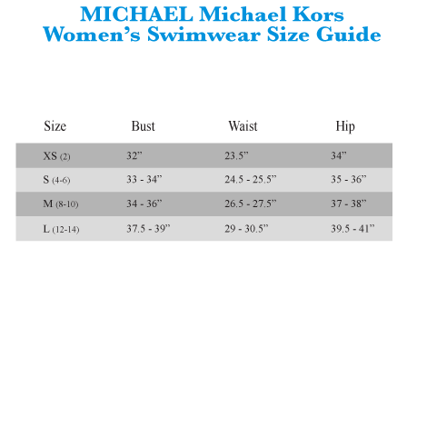 Michael Kors Size Chart Dress