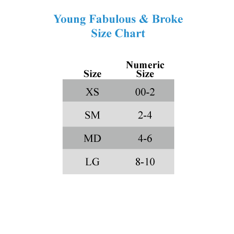 Yumi Size Chart